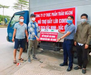 Chương trình "San sẻ yêu thương - Chung tay cùng Bắc Ninh và Bắc Giang đẩy lùi đại địch!" của Trâu Ngon.